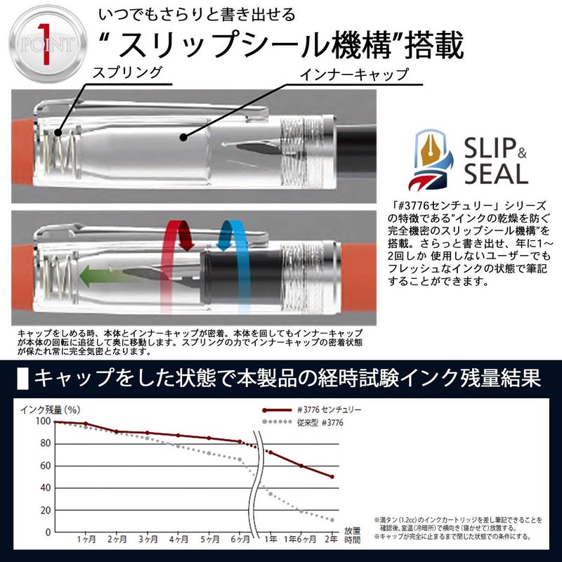 PLATINUM Procyon PNS-5000#50 Fountain Pen/Nib Size: M Medium/Deep Sea/Handmade/with Gift Box/Fountain Pen - Image 4